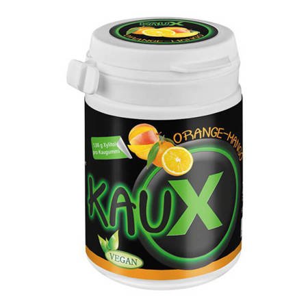 KAUX Xylitol ORANGE-MANGO 40 szt -  gum z ksylitolem o smaku pomarańczy z mango
